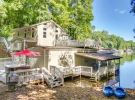 Hot Tub and Boat Dock Lovely Lake Lure Retreat