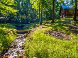 Secluded Cabin w/ On-Site Creek + Trails!
