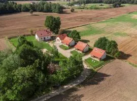 Ostoja Lemany - domki na Kaszubach, sauna, balia-jacuzzi, plac zabaw, tyrolka , dwa boiska, miejsce na ognisko, grill gazowy