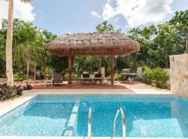 Departamento 2, Tulum Country Home, con Muelle de Pesca, Club de Playa, Alberca, Cenote y Campo de Golf, Contrata Day Pass Bahia Principe