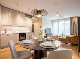 Lai Old Town Apartment with Sauna and Terrace, acomoda&ccedil;&atilde;o com cozinha em Tartu