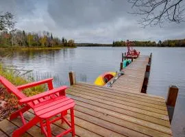 Lakefront Presque Isle Cabin with Private Dock