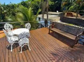 apartamento com Deck e vista mar - Loft Rocha