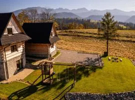 Domki na Gawlakach , z sauną i widokiem na góry