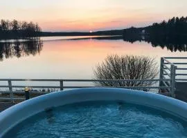 Nice Home In Hjältevad With Sauna