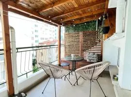 Cosy apartment near the beach with terrace & sea view