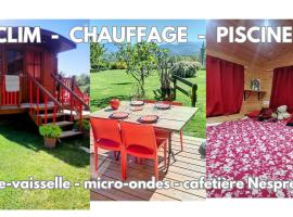 La Roulotte du Cagire - 4 pers - Pyr&eacute;n&eacute;es, загородный дом в городе Villeneuve-de-Rivi&egrave;re