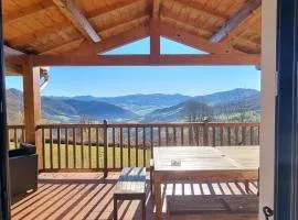 Gîte Xuritenborda 7 personnes avec vue exceptionnelle sur les montagnes basque, Lits 180 King Size