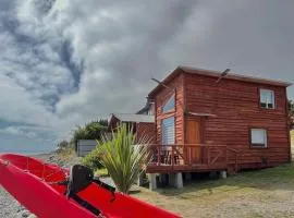 Cabañas frente al mar