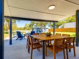 BBQ Ready and Fire Pit Chic Johnson City Home