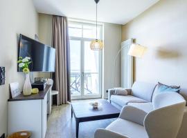 Kleine Welle - Haustierfreundliches Zwei-Zimmer Apartment mit Südbalkon und Platz für drei Personen im ersten Obergeschoss、ヴストロのホテル