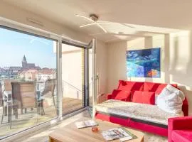 Wohlfühloase in der Hafenresidenz mit Balkon und Wellness