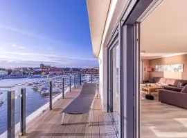 Entschleunigung - Apartment mit Dachterrasse & Müritzblick in der Hafenresidenz