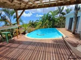Grande villa dans l'ouest - belle vue mer - piscine - jacuzzi - 4 chambres - jardin