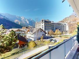Zentrales Studio mit mega Bergblick, Titlis, Luzern, Lake, Kurpark, hotel que aceita pets em Engelberg