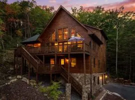 Premier Log Home Theater, Sauna Hot Tub