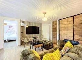 Appartement rénové, ski aux pieds, centre station, 8 pers, balcon, WiFi - FR-1-267-301