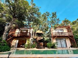 Aldea San Pedro, lodge en Chemuyil