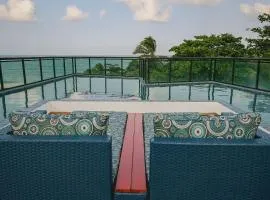 Aconchego, varandinha e vista mar em Maracaípe