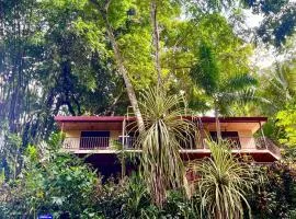 Bali inspired Casa Cascada w Jungle views pool