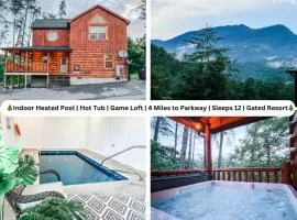 Indoor Heated Pool Hot Tub Cabin