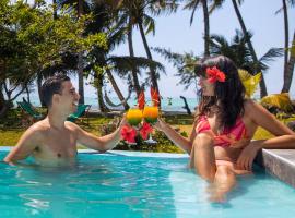 La VILLA BORAHA 300m2 PROPRIÉTÉ ENTIERE en bord de plage PISCINE PRIVEE Cuisine équipéeTV Wifi, ubytování v soukromí v destinaci Sainte Marie