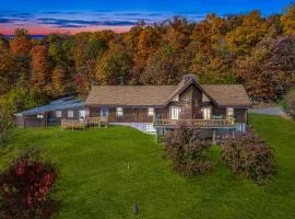Overlook at Sleepy Creek -- Sleepy Creek Frontage, Secluded, Grill, Fire Pit, Deck, Family Friendly, Game Room, Fishing, Hammock, View, Fireplace