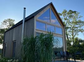 Zielony domek nad jeziorem Mazurskie klimaty, cabin sa Pogubie Tylne