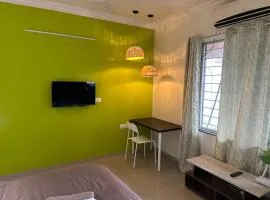Spring Studio Apartment Opp Passport Office with AC Balcony WiFi Kitchenette