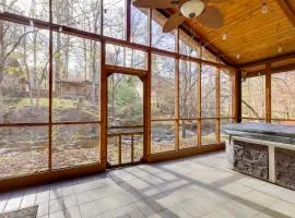 Hot Tub and Creek Gatlinburg Group Getaway!