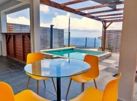 Villa Bon manjé cosy, piscine privative & vue Mer