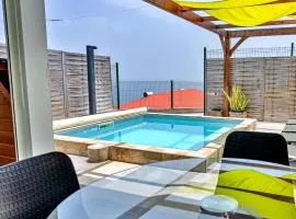 Villa Lanati cosy, piscine privative & vue mer