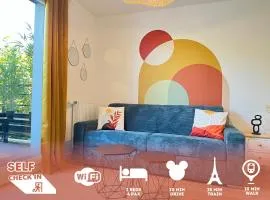 Le 24 Nautic, Appartement douillet Bassin olympique Disneyland & Paris avec parking