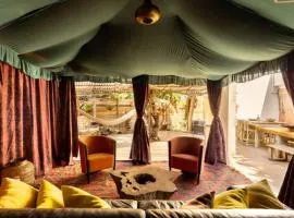 The Sultans Tent at Caesarea with Mamad by Sea N Rent