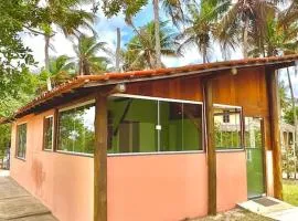 Studio Salmão, beira da água, área Gourmet - Mar Doce!
