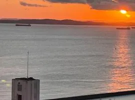 Apartamento vista ao mar com ar