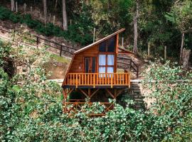 Glamping La Kumbre T con vista a las montañas, hotel v destinaci Gama