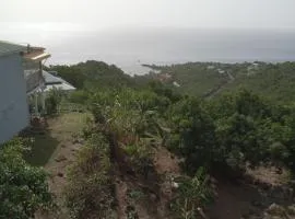 Chambre Simple Double ou Triple - Haut de Villa - Terrasse - Vue sur Mer