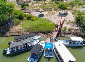 Flor da Mata- Ilha das Can&aacute;rias, chal&eacute; alpino em Araioses