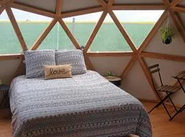 Les Ecogîtes de la sablière bulle géodésique