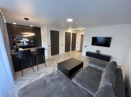 Modernūs apartamentai, acomoda&ccedil;&atilde;o com cozinha em Vilkavi&scaron;kis