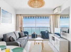 Rives d'or, Superbe 2p traversant, vue imprenable sur la mer, ξενοδοχείο σε Roquebrune-Cap-Martin