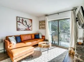 Condo with Balcony and Views - Steps to Ski Shuttle!