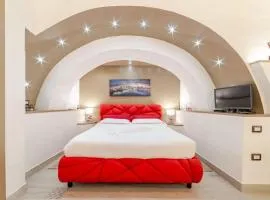 Open space letto Queensize con vista doccia