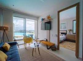 Apartamento con laguna de aguas cristalinas