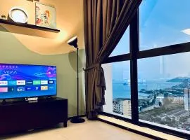 2 bed room 5 queen bed luxury sea view apartment