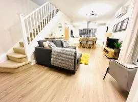 The Duplex with Air Conditioning & Private Deck Area