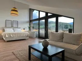 Flow Living I 118qm Design Maisonette mit Watzmannblick I Pool
