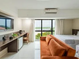 710 Conforto com vista maravilhosa para o Rio、マナウスのアパートメント