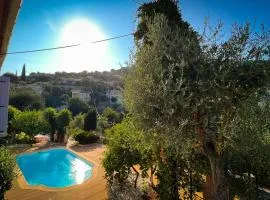 Maison LeFleur - Villa avec piscine sur les hauteurs de Nice